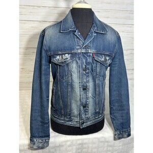 Levi's Strauss & Co Women's Size Small Blue Denim Jean Jacket Coat 72334 vtg.